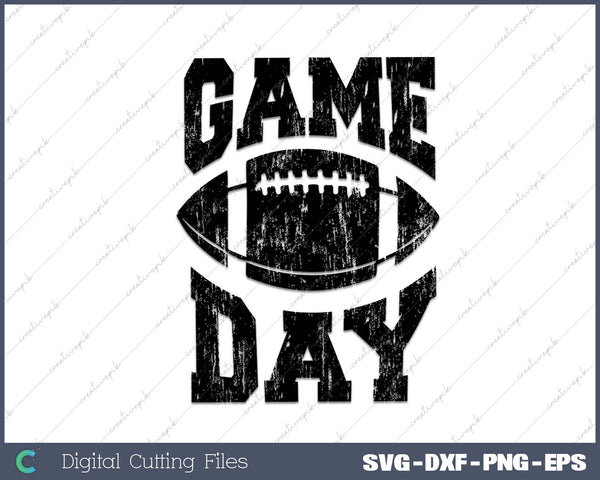 Game Day Football Season Funny Men Women Team Sports Vintage