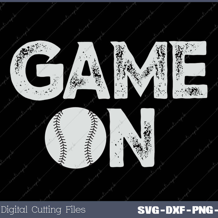 Game On Cute Funny Softball 