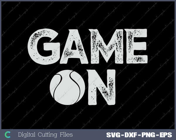 Game On Cute Funny Tennis Ball