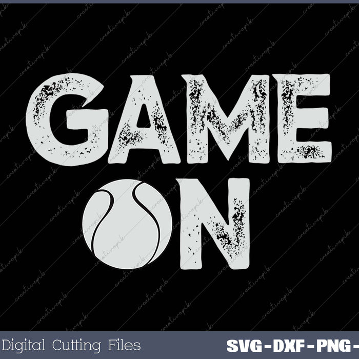 Game On Cute Funny Tennis Ball