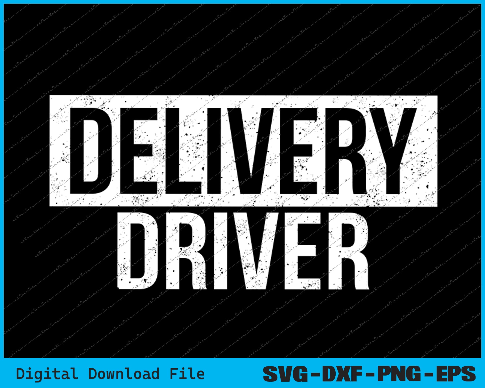 Generic Delivery Driver Generic Delivery Driver, Food Delivery Courier SVG PNG Cutting Files ...
