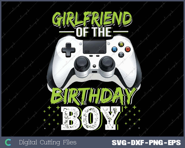 Girl Friend of the Birthday Boy Matching Video Game Birthday Gift 