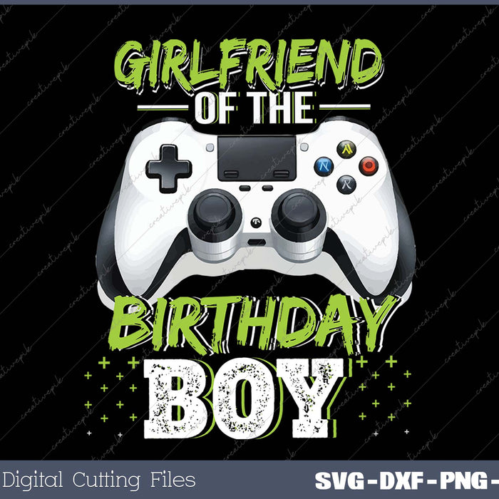 Girl Friend of the Birthday Boy Matching Video Game Birthday Gift 