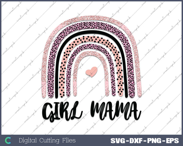 Girl Mama Mom Girls Floral Mothers Funny Vintage Womens