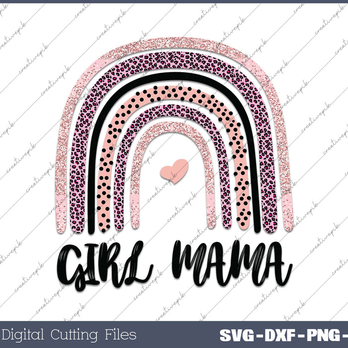 Girl Mama Mom Girls Floral Mothers Funny Vintage Womens