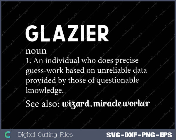 Glazier Definition Funny Glass Fitter