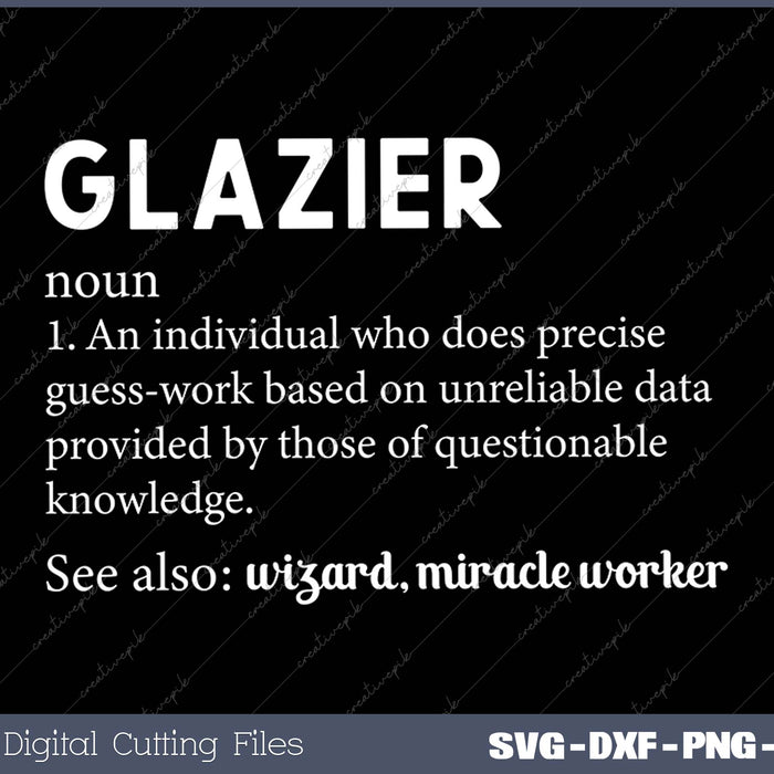 Glazier Definition Funny Glass Fitter