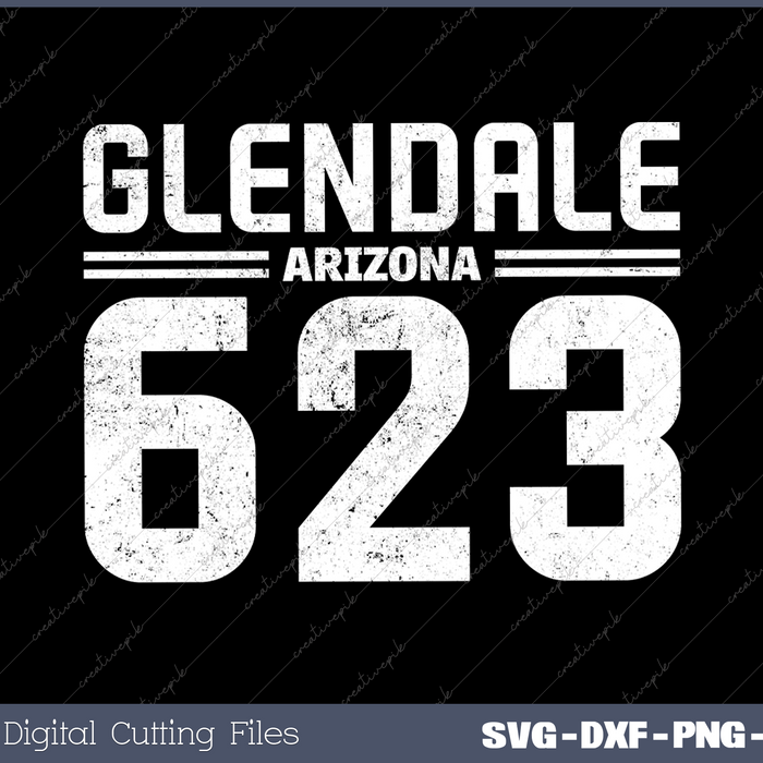 Glendale Arizona AZ 623 Vintage