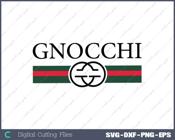 Gnocchi SVG PNG Cutting Printable Files