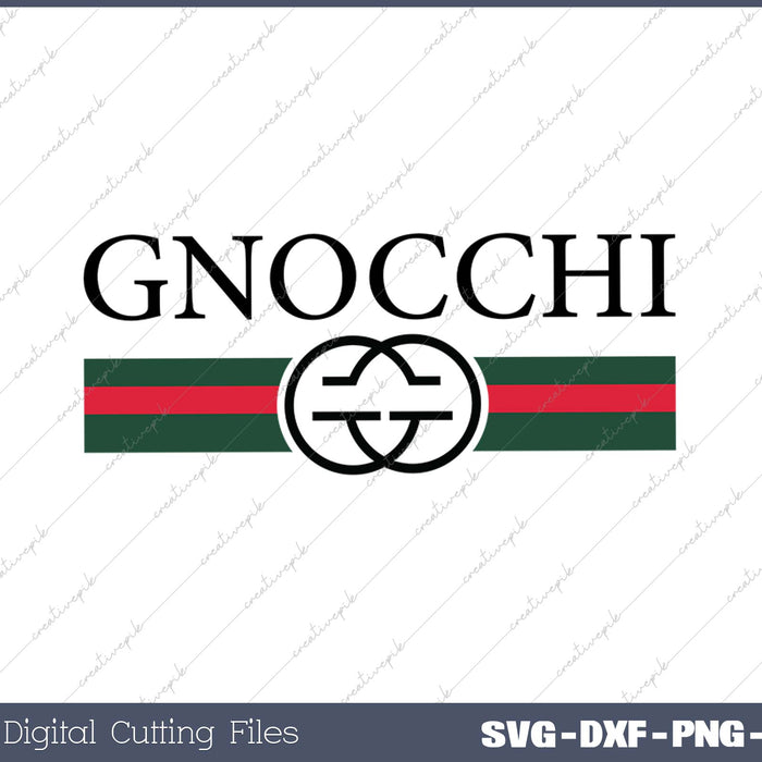 Gnocchi SVG PNG Cutting Printable Files