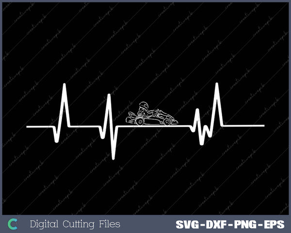 Go Karting Heartbeat Go Kart Race Driver Go Cart 