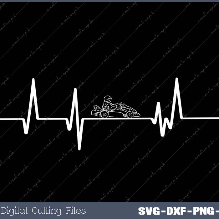 Go Karting Heartbeat Go Kart Race Driver Go Cart 