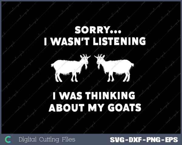 Goat Farmer Funny SVG PNG Cutting Printable Files