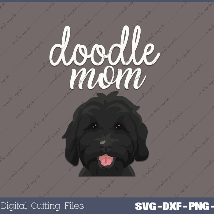 Goldendoodle Mom SVG PNG Cutting Printable Files