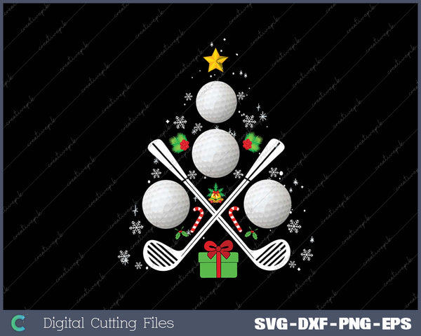 Golf Equipment Christmas Tree Christmas Golf