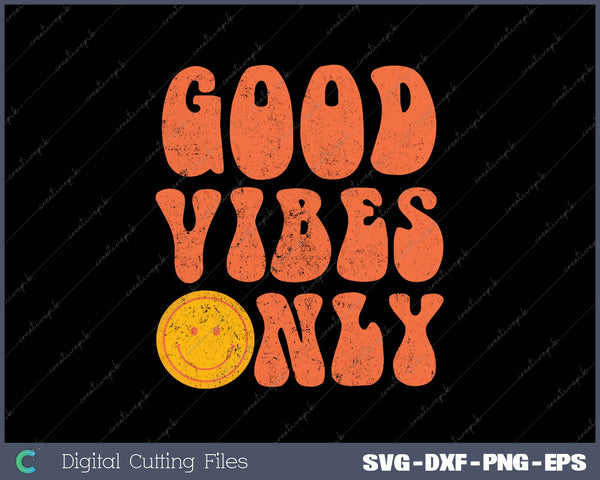Good Vibes Only Peace Sign 60s 70s Tie Dye Hippie Halloween Costume