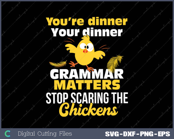 Grammar Matters - Grammar Police English Teacher Grammarian SVG PNG Cutting Printable Files