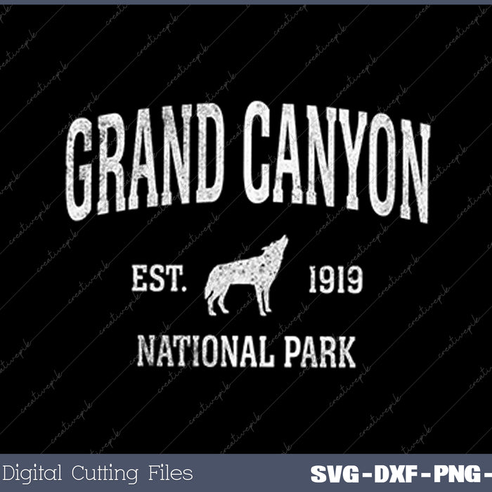 Grand Canyon National Park SVG PNG Cutting Printable Files
