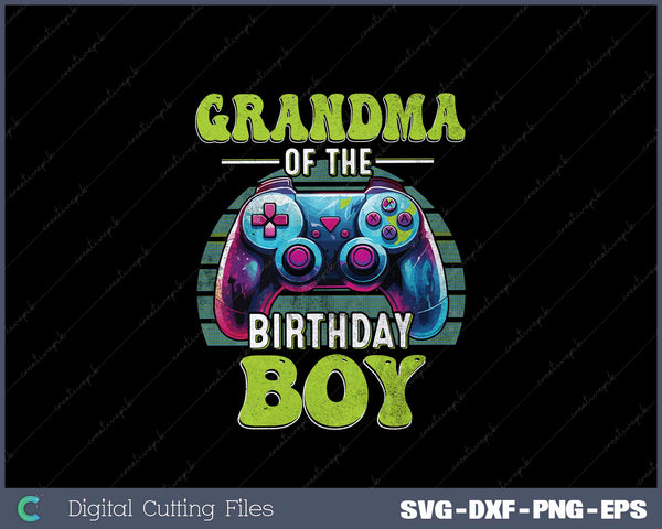 Grandpa of the Birthday Boy Matching Game Birthday SVG PNG Printable Files