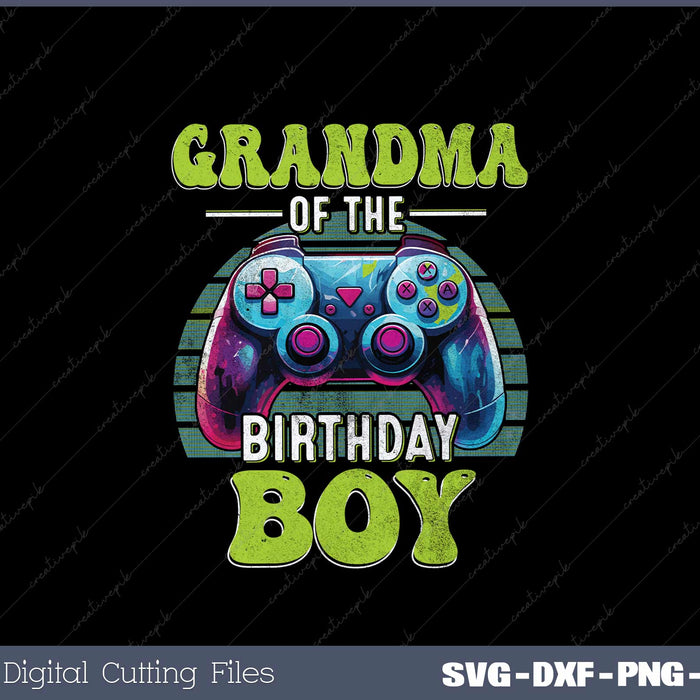 Grandpa of the Birthday Boy Matching Game Birthday SVG PNG Printable Files