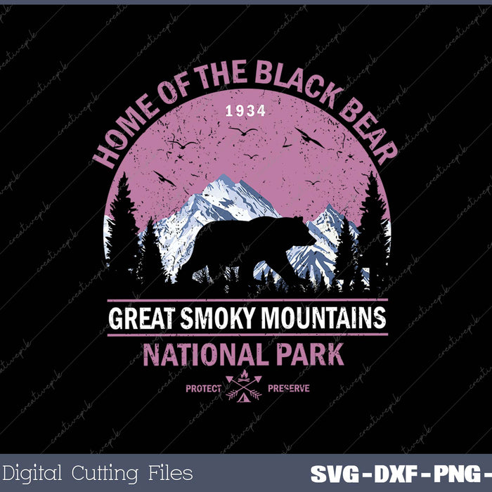 Great Smoky Mountains National Park Home of Black Bear 