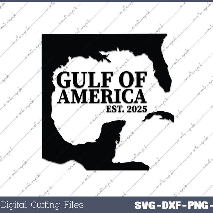 Vintage Gulf of America SVG PNG Cutting Printable Files