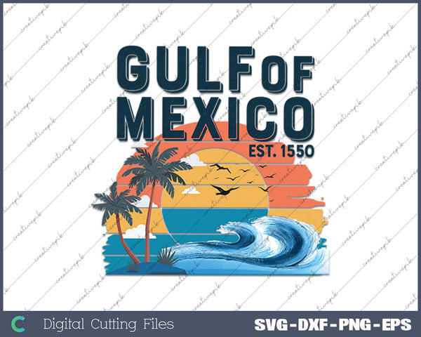 Funny Gulf of Mexico SVG PNG Cutting Printable Files