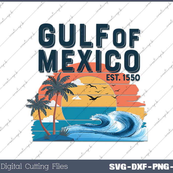 Funny Gulf of Mexico SVG PNG Cutting Printable Files