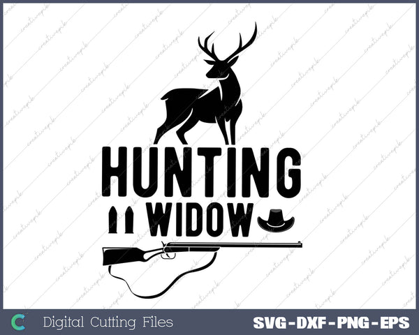 HUNTING WIDOW SVG PNG Cutting Printable Files