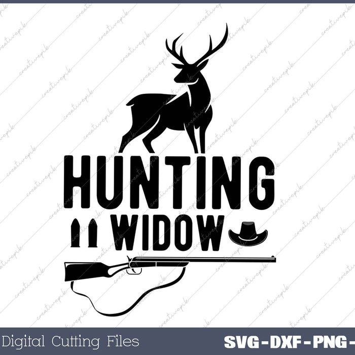 HUNTING WIDOW SVG PNG Cutting Printable Files