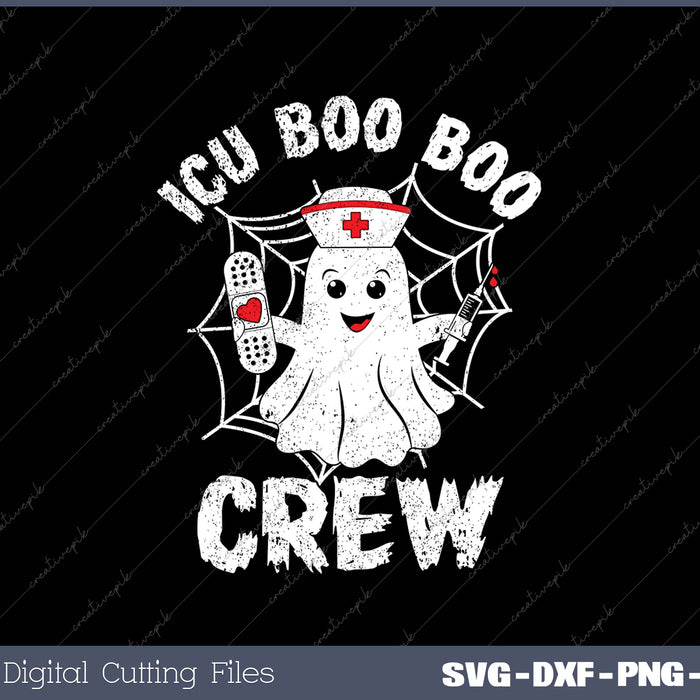 Halloween ICU Costume Women Men ICU Boo Boo Crew