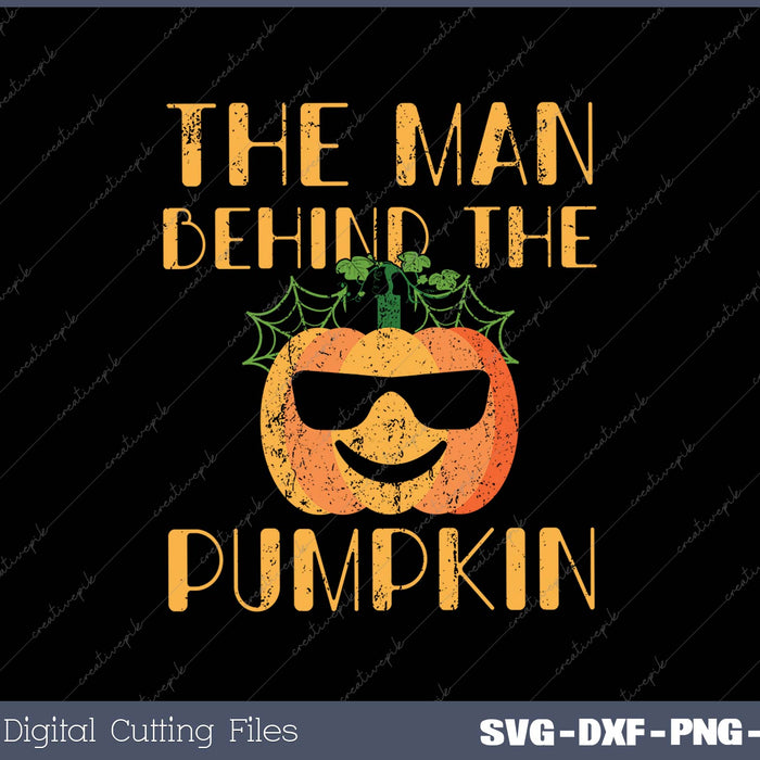 Halloween Pregnancy Man Pumpkin Funny Party SVG PNG Cutting Printable Files