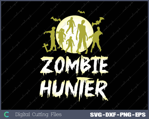 Halloween Zombie Hunter Bat Funny Gift Men Kids Boys