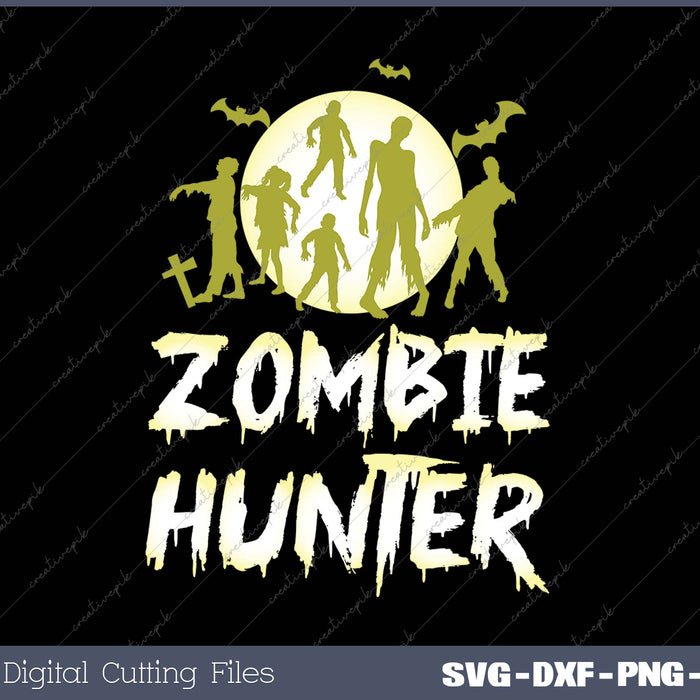 Halloween Zombie Hunter Bat Funny Gift Men Kids Boys