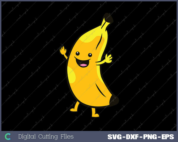 Happy Banana Costume SVG PNG Cutting Printable Files