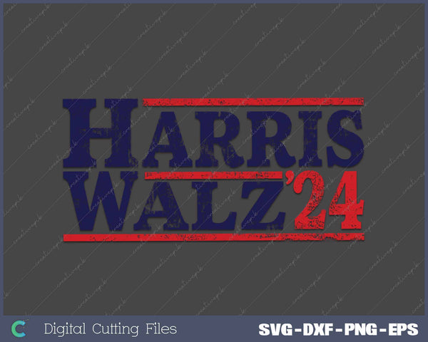 Harris Walz 2024 Election Kamala Harris Tim Waltz 2024 SVG PNG Printable Files