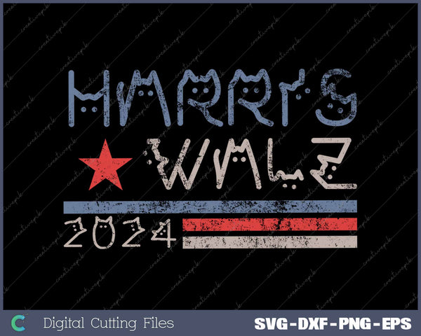 Harris Walz Waltz 2024 Retro Vintage Distressed