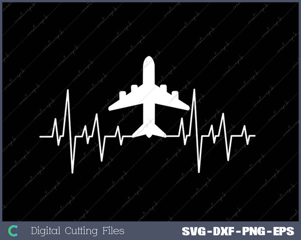 Heartbeat Eagle Fighter Jet Silhouette Pilot 