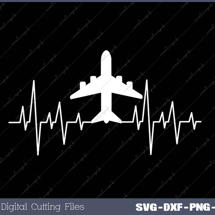 Heartbeat Eagle Fighter Jet Silhouette Pilot 