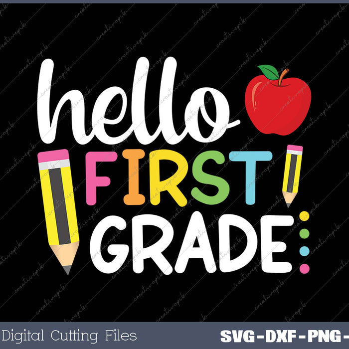 Hello First Grade 1st Grade Back To School 