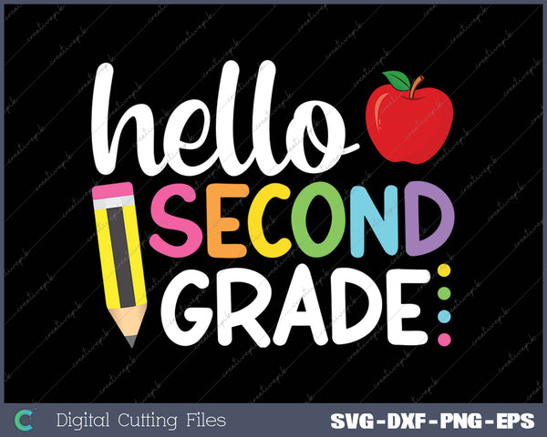 Hello Second Grade 2nd Grade Back to School 