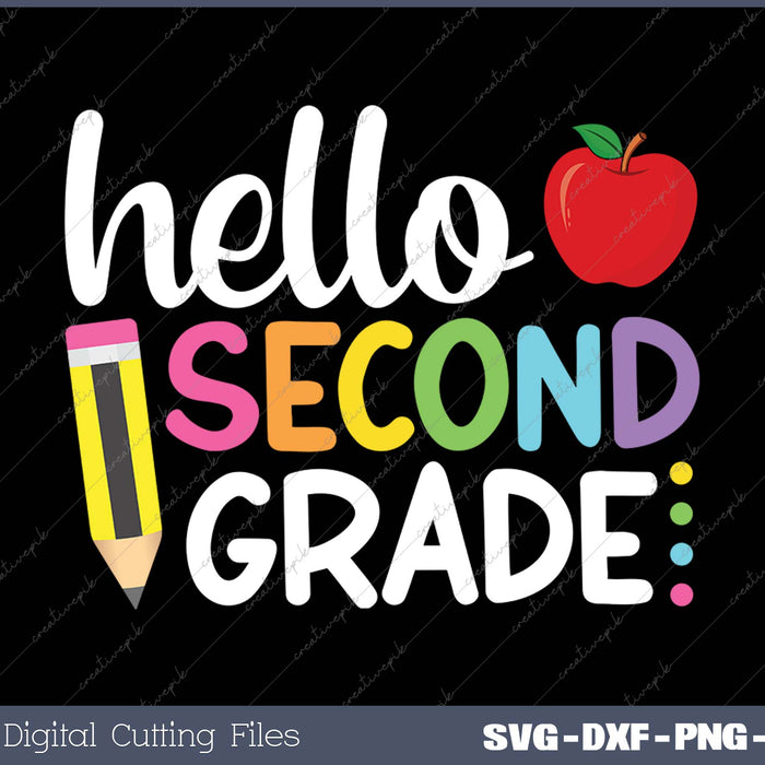 Hello Second Grade 2nd Grade Back to School 