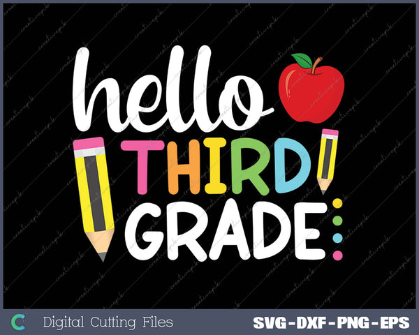 Hello Third Grade 3rd Grade Back To School