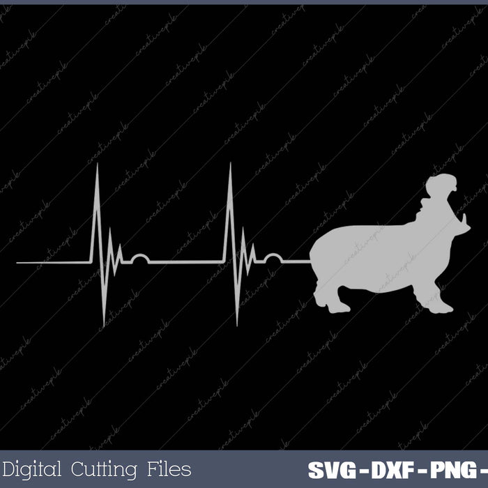 Hippo Heartbeat EKG Pulse Zoo Animal Zookeeper Hippopotamus 