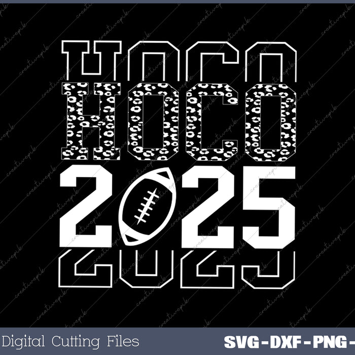 Hoco 2025 Homecoming 2025 SVG PNG Cutting Printable Files