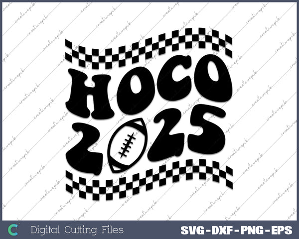 Hoco 2025 Homecoming 2025 SVG PNG Cutting Printable Files