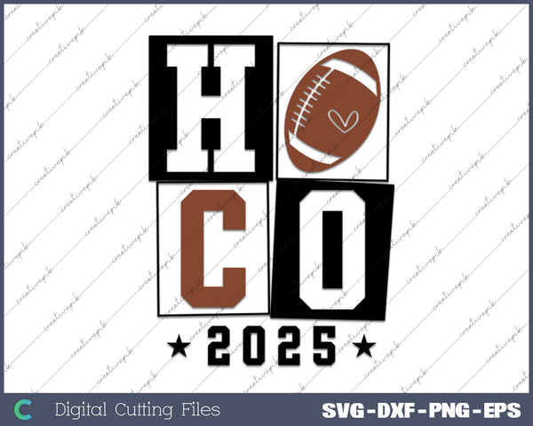 Funny Hoco 2025 Sports SVG PNG Cutting Printable Files