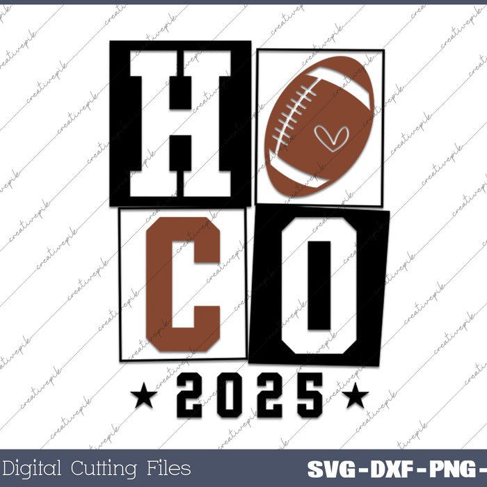 Funny Hoco 2025 Sports SVG PNG Cutting Printable Files