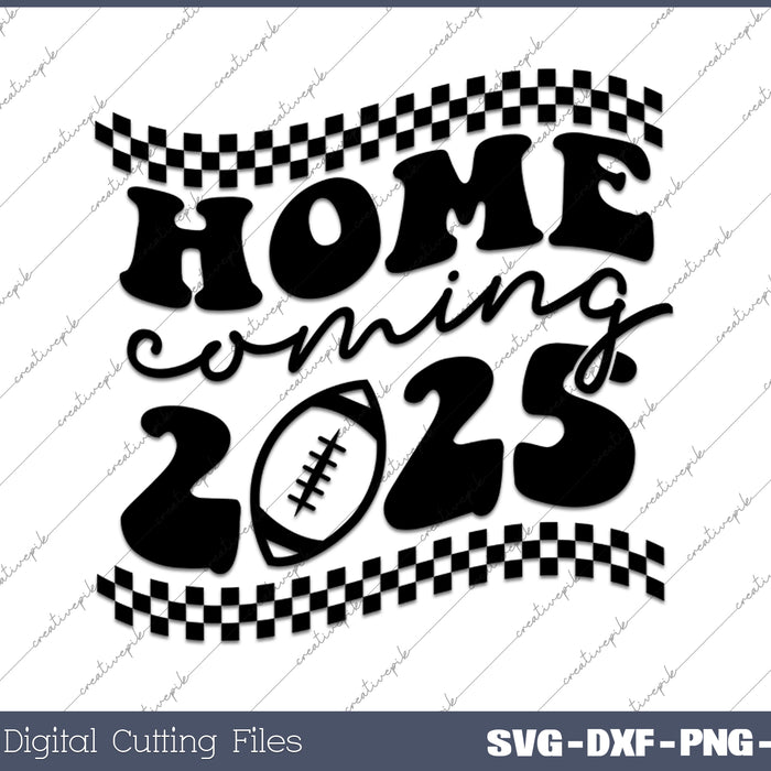 Homecoming Coming 2025 SVG PNG Cutting Printable Files