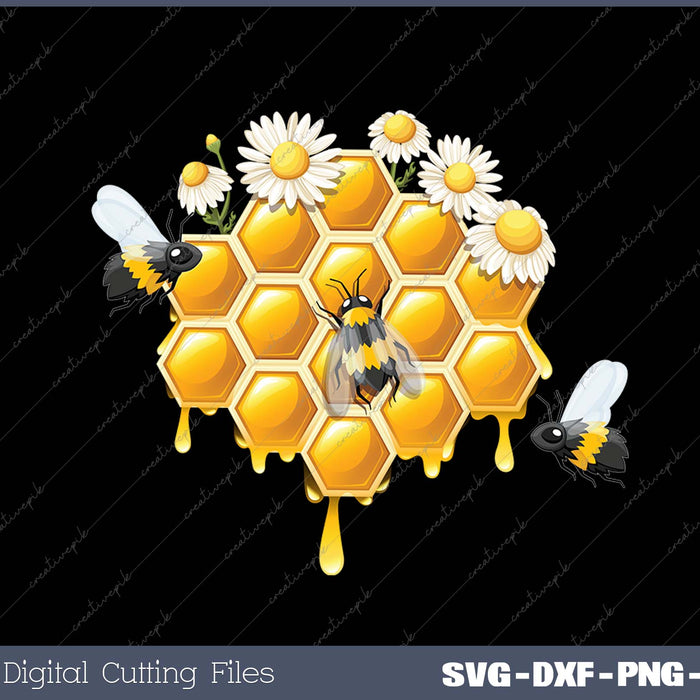 Honey Bee Hive Honeycomb Beekeeping Beekeeper Gift